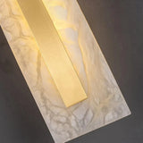 Ozeki Alabaster Wall Sconce | Minimalist Brass Lighting for Modern Interiors - View 6