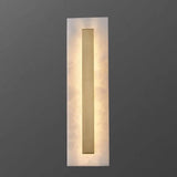 Ozeki Alabaster Wall Sconce | Minimalist Brass Lighting for Modern Interiors - View 9