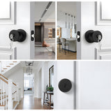 Exterior Black Keyed Door Knobs