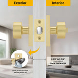 Zinc Alloy Heavy Duty Single-Sided Rectangle Door Knob