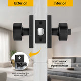 Zinc Alloy Heavy Duty Single-Sided Rectangle Door Knob