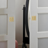 Square Keyless Pocket Door Lock with Indicator
