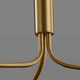 spherical brass hanging lamp