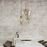 modern geometrical chandelier