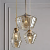 sculptural modern chandelier