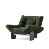 green accent chair