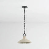 Pottersville Pendant — Artisan Ceramic Hanging Light with Rustic Warm Downlight