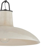 Pottersville Pendant — Artisan Ceramic Hanging Light with Rustic Warm Downlight