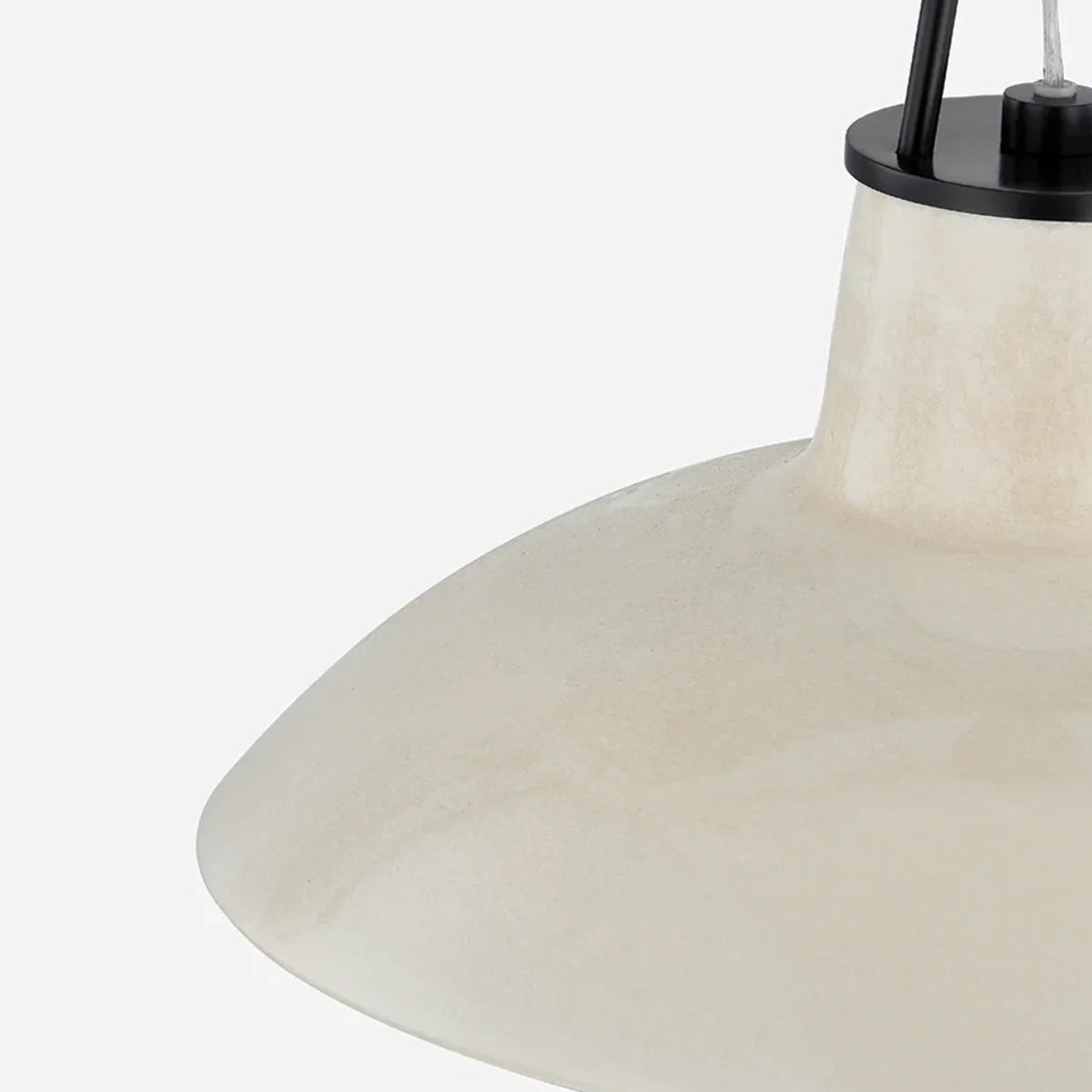 Pottersville Pendant — Artisan Ceramic Hanging Light with Rustic Warm Downlight