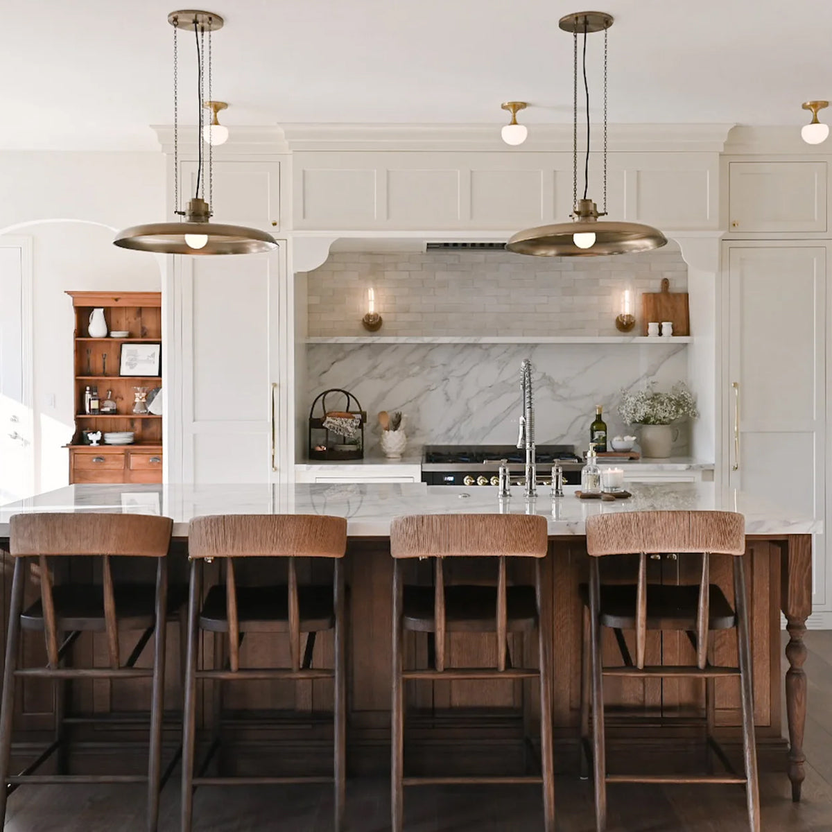 Rainhill Pendant — Dome Hanging Light with Warm Focused Downlight