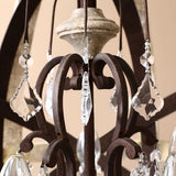 vintage wood globe chandelier