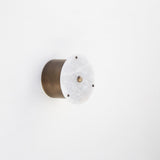 Round Alabaster Flush Mount Ceiling Light