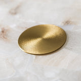 Round Alabaster Flush Mount Ceiling Light | Minimal Accent Lighting