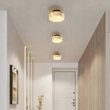 Round Alabaster Texture Wall Lamp – Modern LED with Spanish Luxury Design - View 5