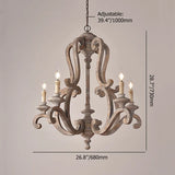 rustic candle chandelier