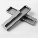Left Right Hidden Slotted Recessed Handles