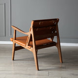 Sagrada Chair, Chestnut Leather Premium Lounge Chair