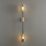 modern smoked glass sconces