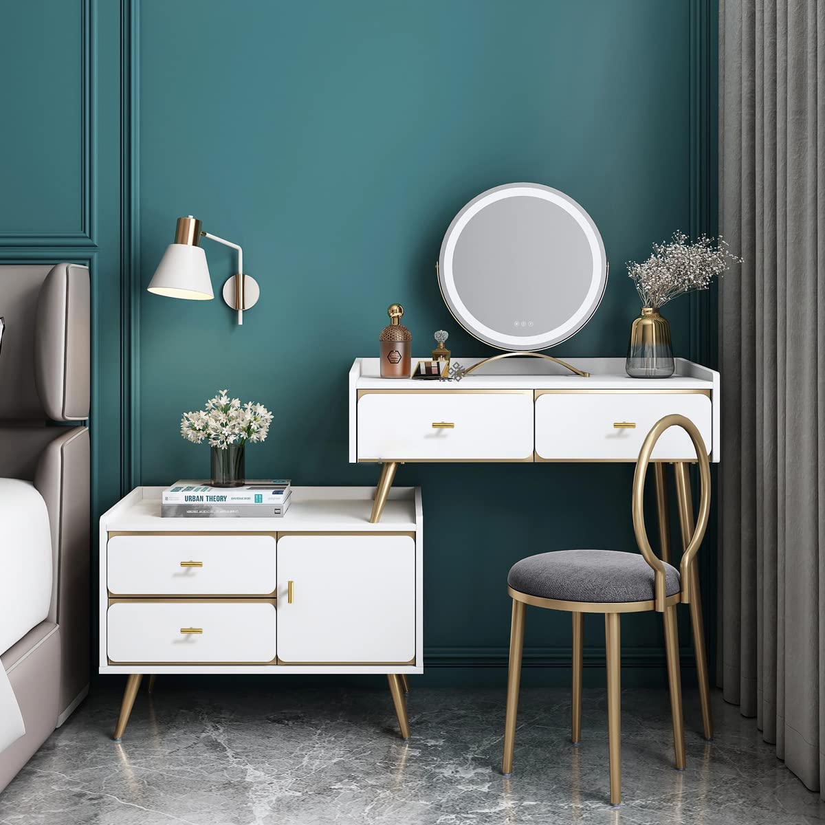 Brushed Gold Euro Style Cabinet Handles
