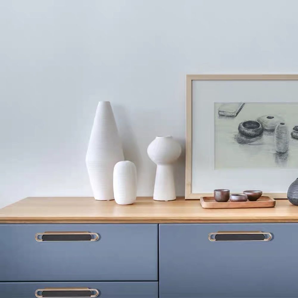 Modern Gold Chrome Kitchen Cabinet Handle and Knobs