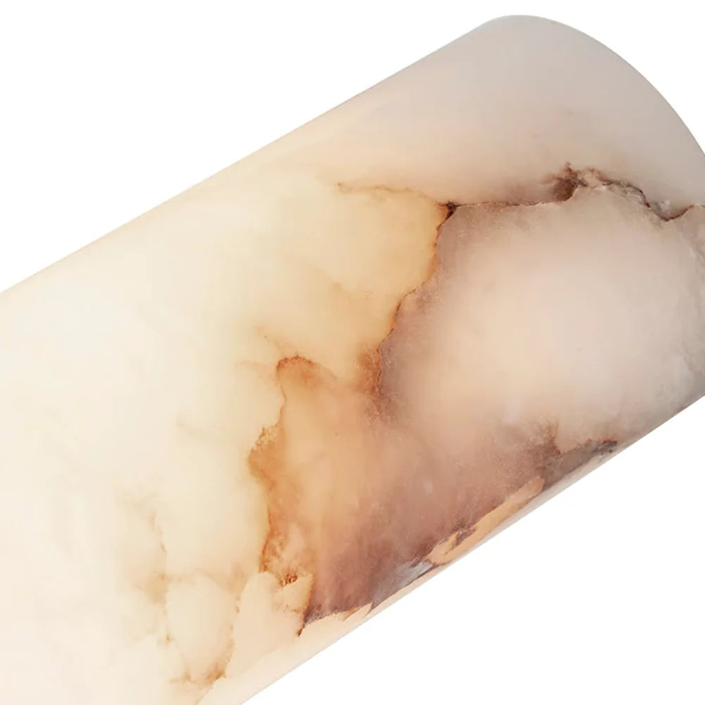 Slim Alabaster Wall Sconce in a styled interior — Zolivart Lighting