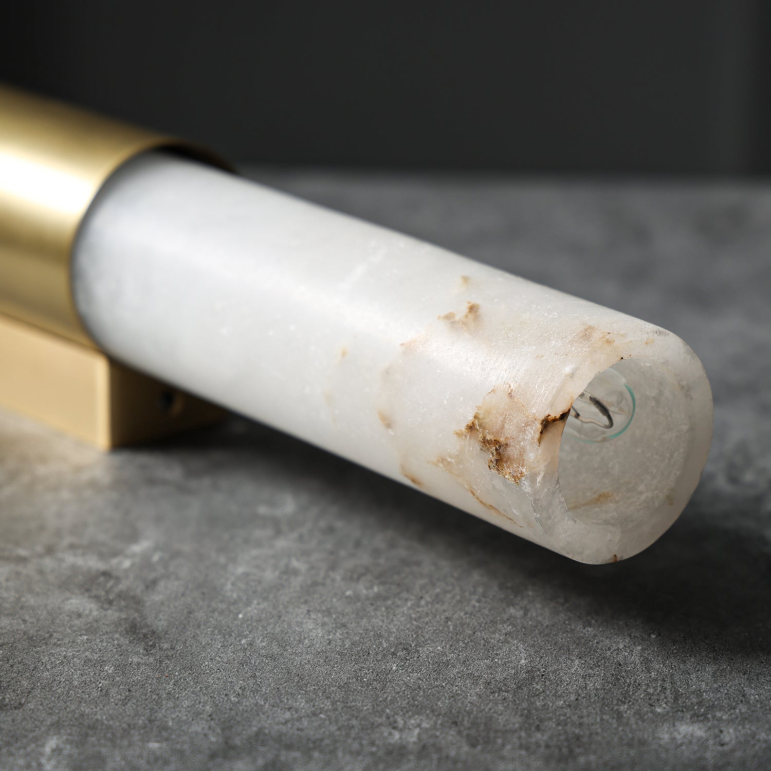 Slim Alabaster Wall Sconce