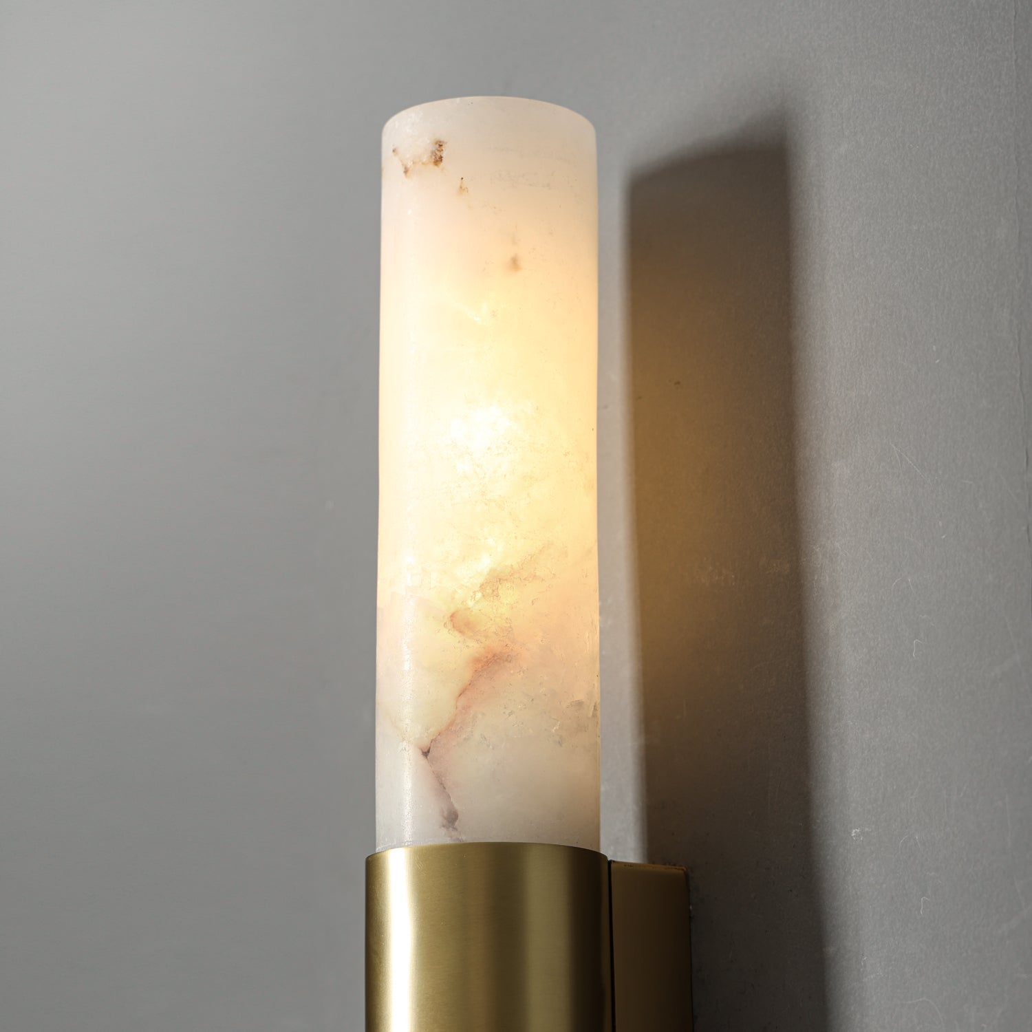 Slim Alabaster Wall Sconce