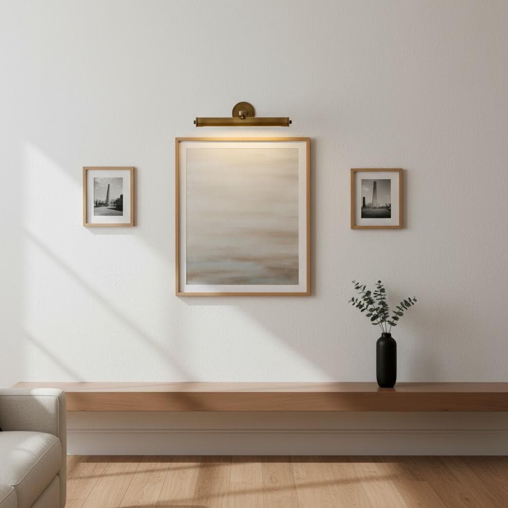 Solid Brass Picture Light