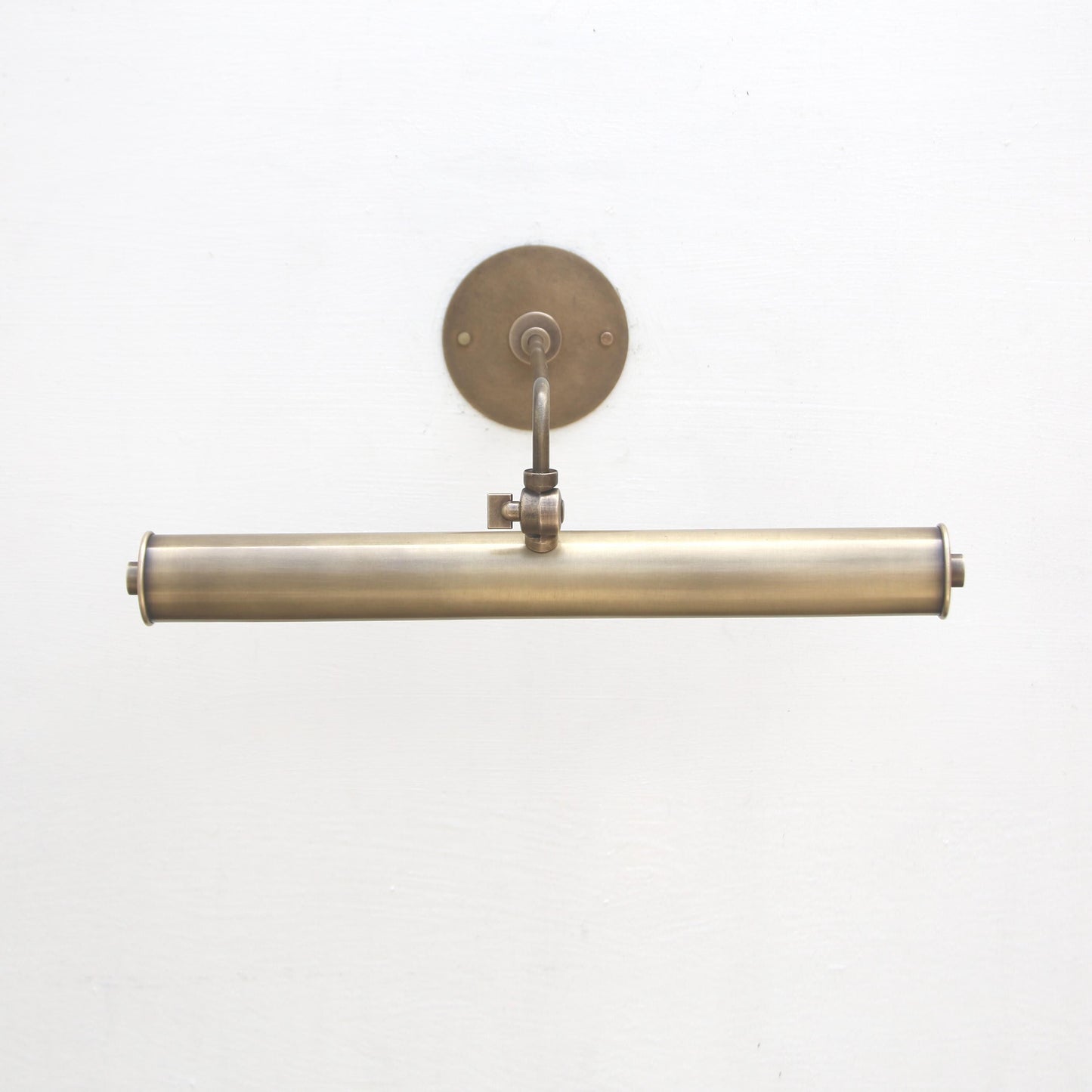 Solid Brass Picture Light with Adjustable Arm