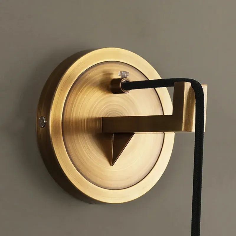 Spherical Alabaster Wall Lamp in Natural Brass | Refined Accent Lighting