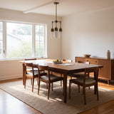 Three-Light Brass Chandelier with Alabaster Capsule Shades