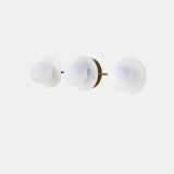 Three-Light Opal Globe Bath Vanity Light