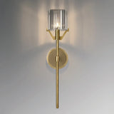 crystal shade wall light
