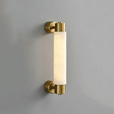 Tube Alabaster Wall Lamp | Modern Minimalist Cylinder Wall Sconce