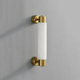 Tube Alabaster Wall Lamp | Modern Minimalist Cylinder Wall Sconce - View 2