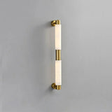 Tube Alabaster Wall Lamp | Modern Minimalist Cylinder Wall Sconce - View 6