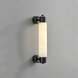 Tube Alabaster Wall Lamp | Modern Minimalist Cylinder Wall Sconce - View 8