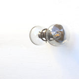Two-Light Clear Glass Globe Vanity Wall Sconce