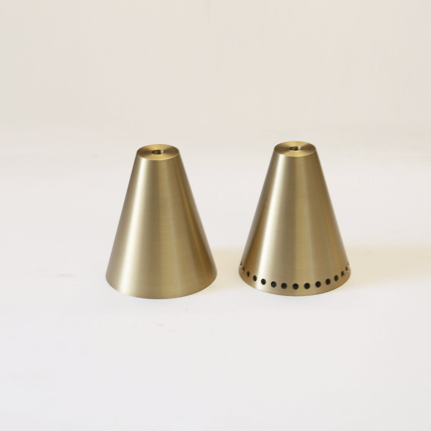 Two-Light Fluted Double Cone Wall Sconce