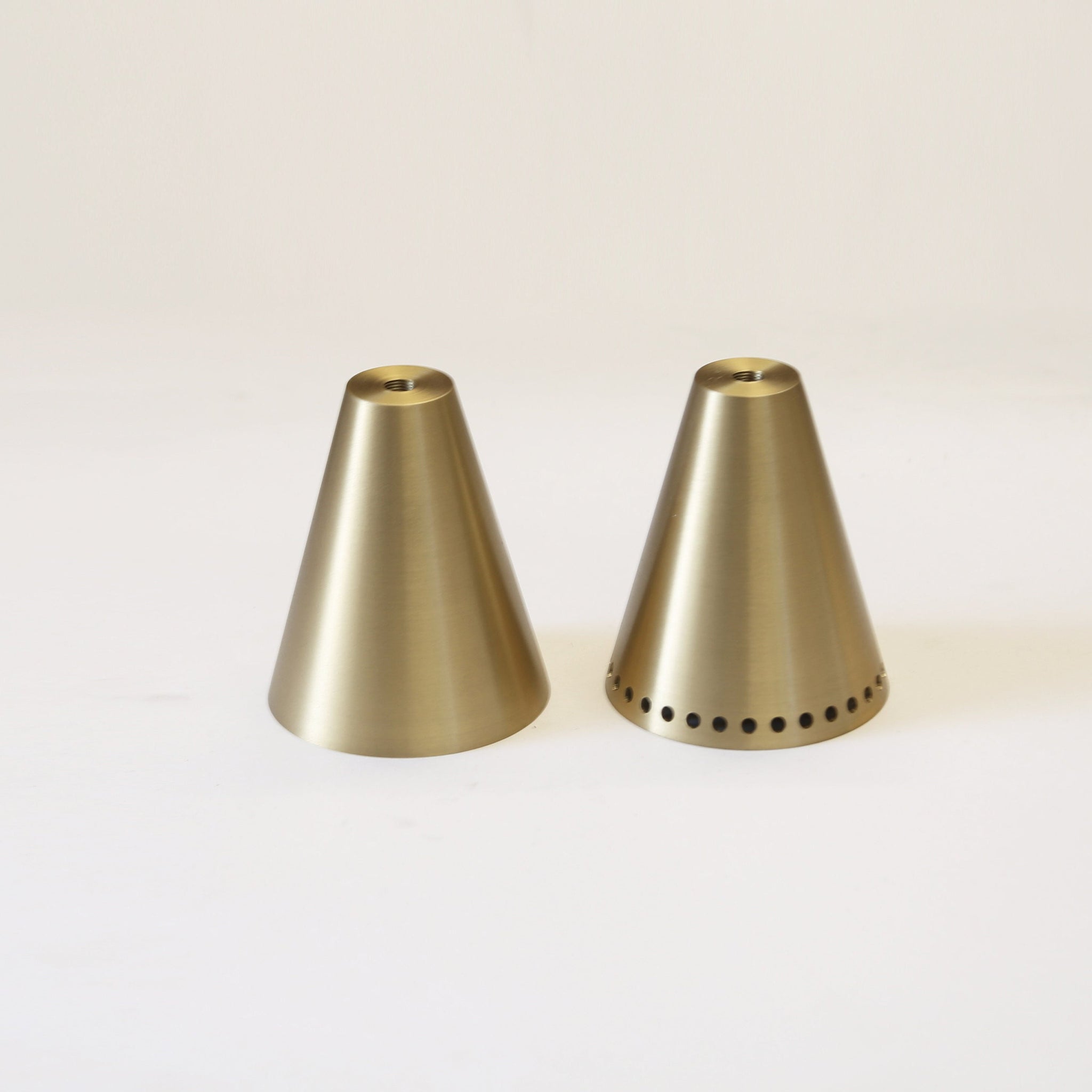 Two-Light Fluted Double Cone Wall Sconce