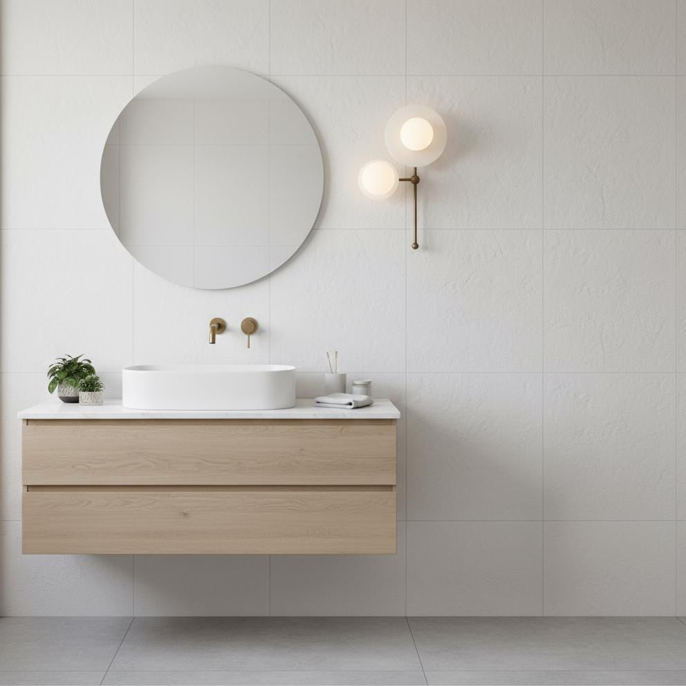 Two-Light Opal Globe Wall Sconce with Offset Stem