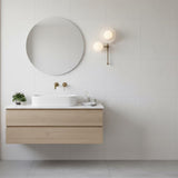 Two-Light Opal Globe Wall Sconce with Offset Stem