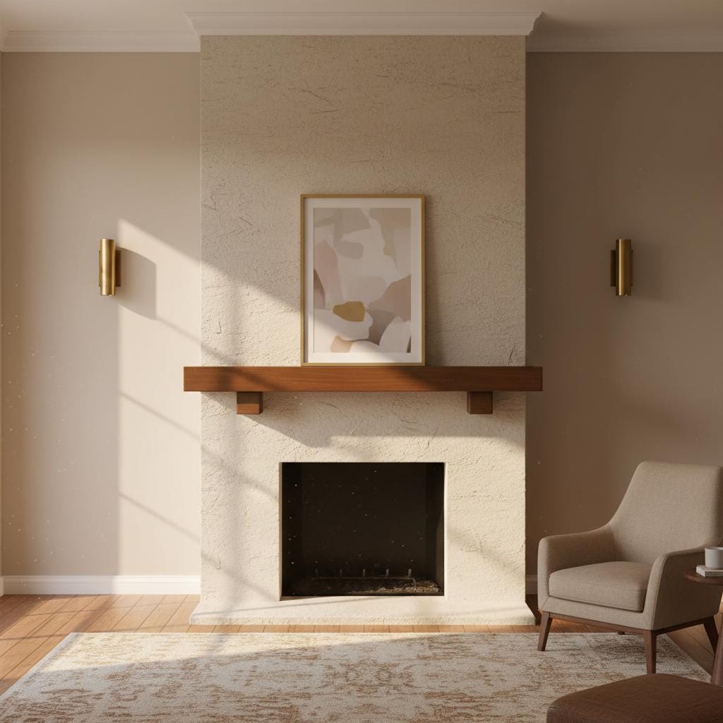 Two-Light Slotted Brass Cylinder Wall Sconce with Cast Square Backplate