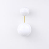 Two-Light Stacked Globe Wall Sconce