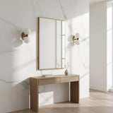 Two-Light Stacked Opal Globe Vanity Sconce