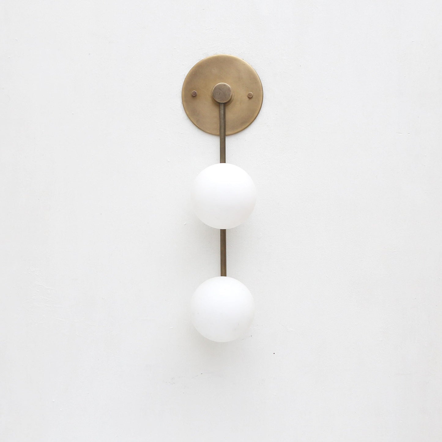 Two-Light Staggered Globe Wall Sconce