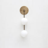 Two-Light Staggered Globe Wall Sconce