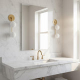 Two-Light Staggered Globe Wall Sconce