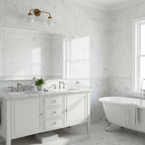 Two-Light Vanity Wall Sconce with 9-Inch Opal Glass Shades
