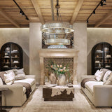 Jeunet 3-Tier Round Chandelier
